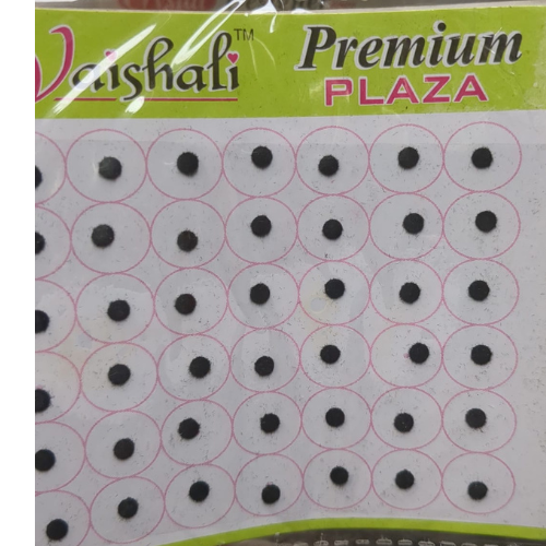 BLACK STICKER POTTU SMALL Lakshmi Stores UK