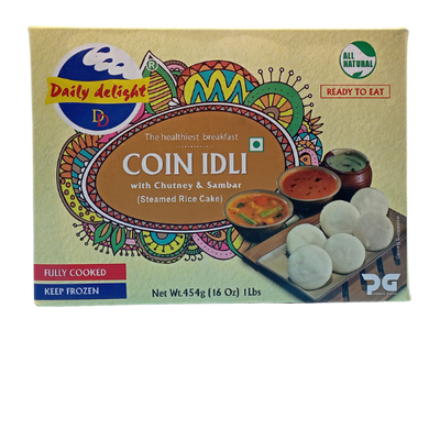Buy Daily Delight Frozen Coin Idly Online, Lakshmi Stores from UK