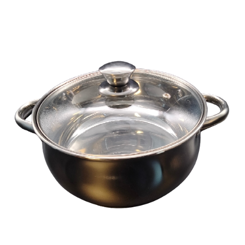 STAINLESS STEEL SAMBAR POT 1LTR WITH LID