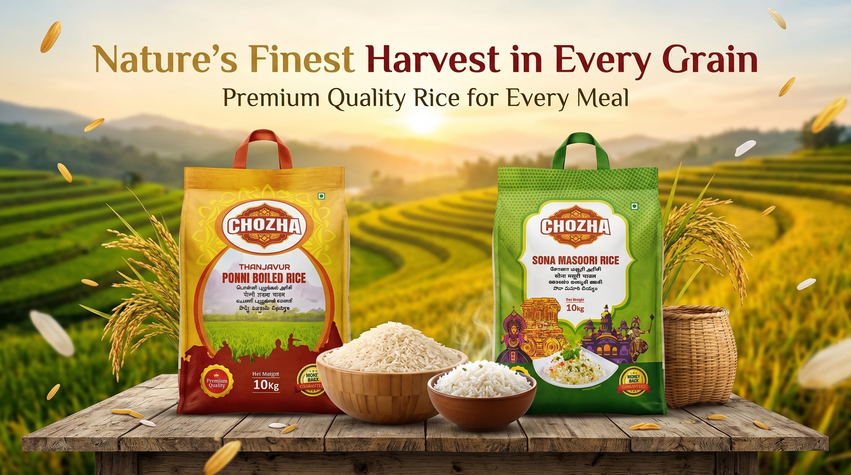 Chozha Ponni Boiled Rice vs Sona Masoori , Which One Actually Belongs in Your Kitchen?