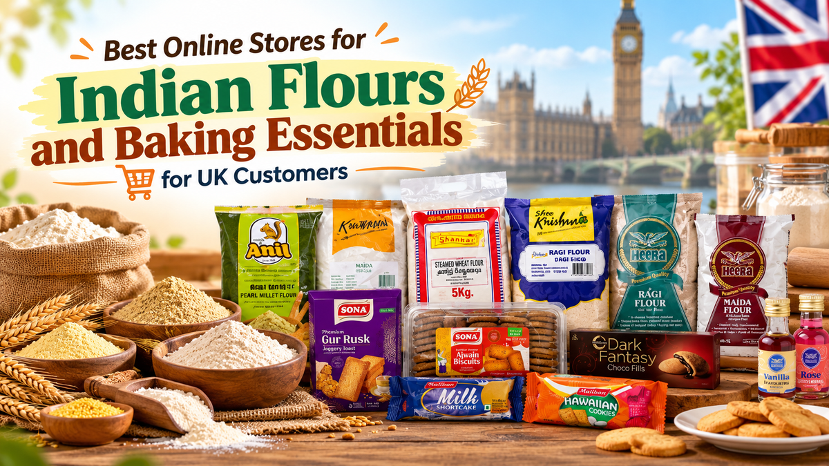 Which Online Shops Offer Indian Flours and Baking Essentials for UK Customers?