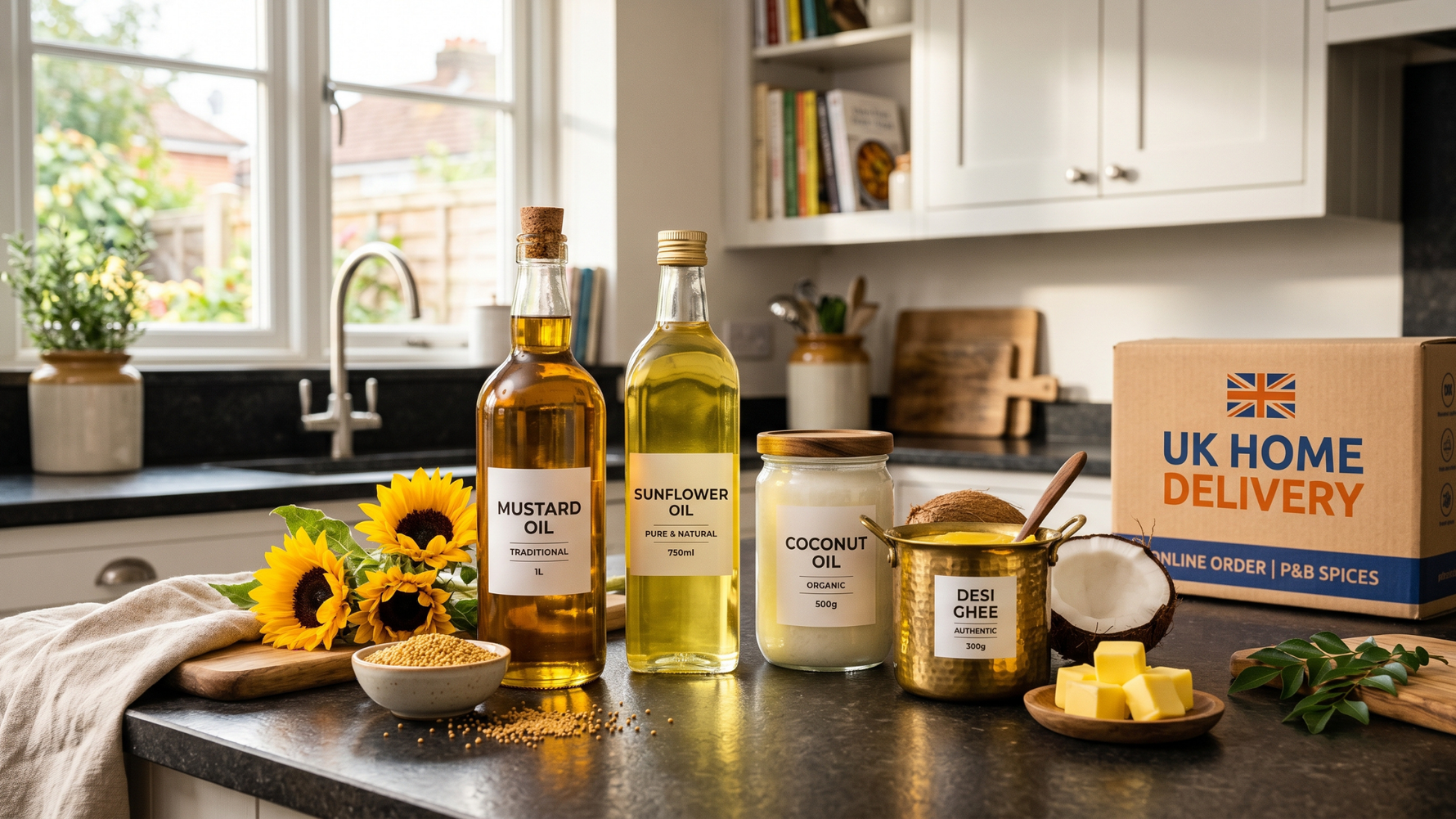 Which Online Grocery Stores Offer Indian Cooking Oils with UK Delivery?