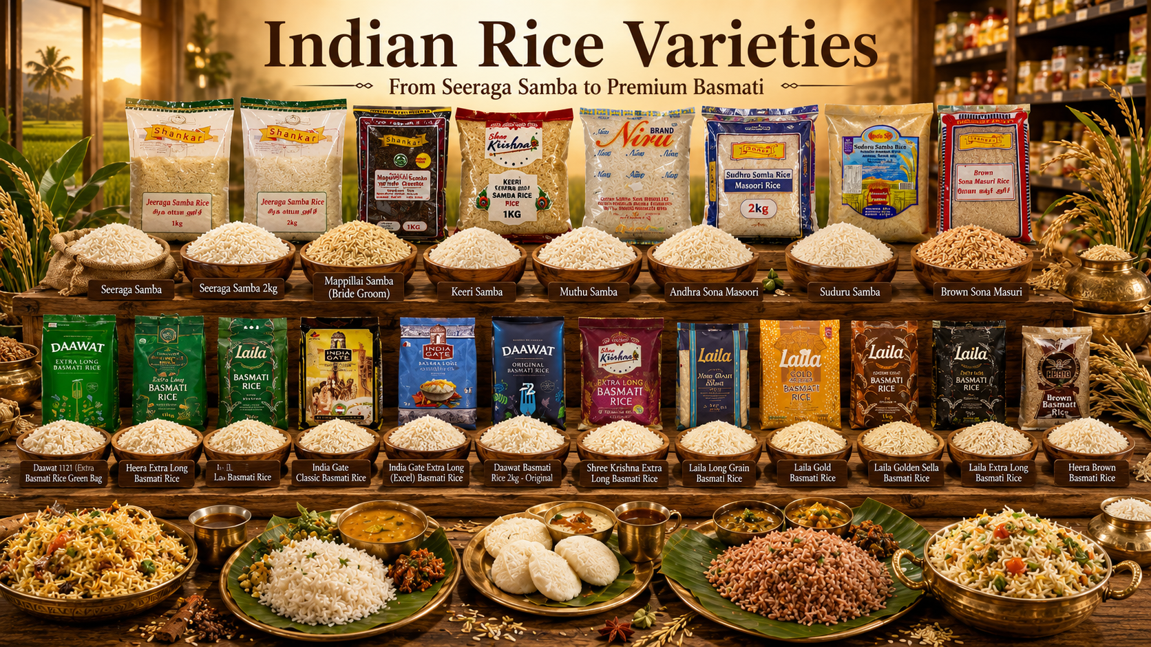 Best Indian Rice Varieties to Buy Online in the UK: From Seeraga Samba to Basmati
