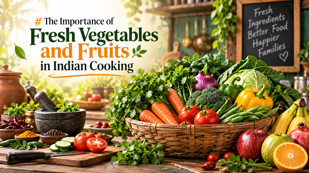 Lakshmi Stores UK - The Importance of Fresh Vegetables and Fruits in Indian Cooking