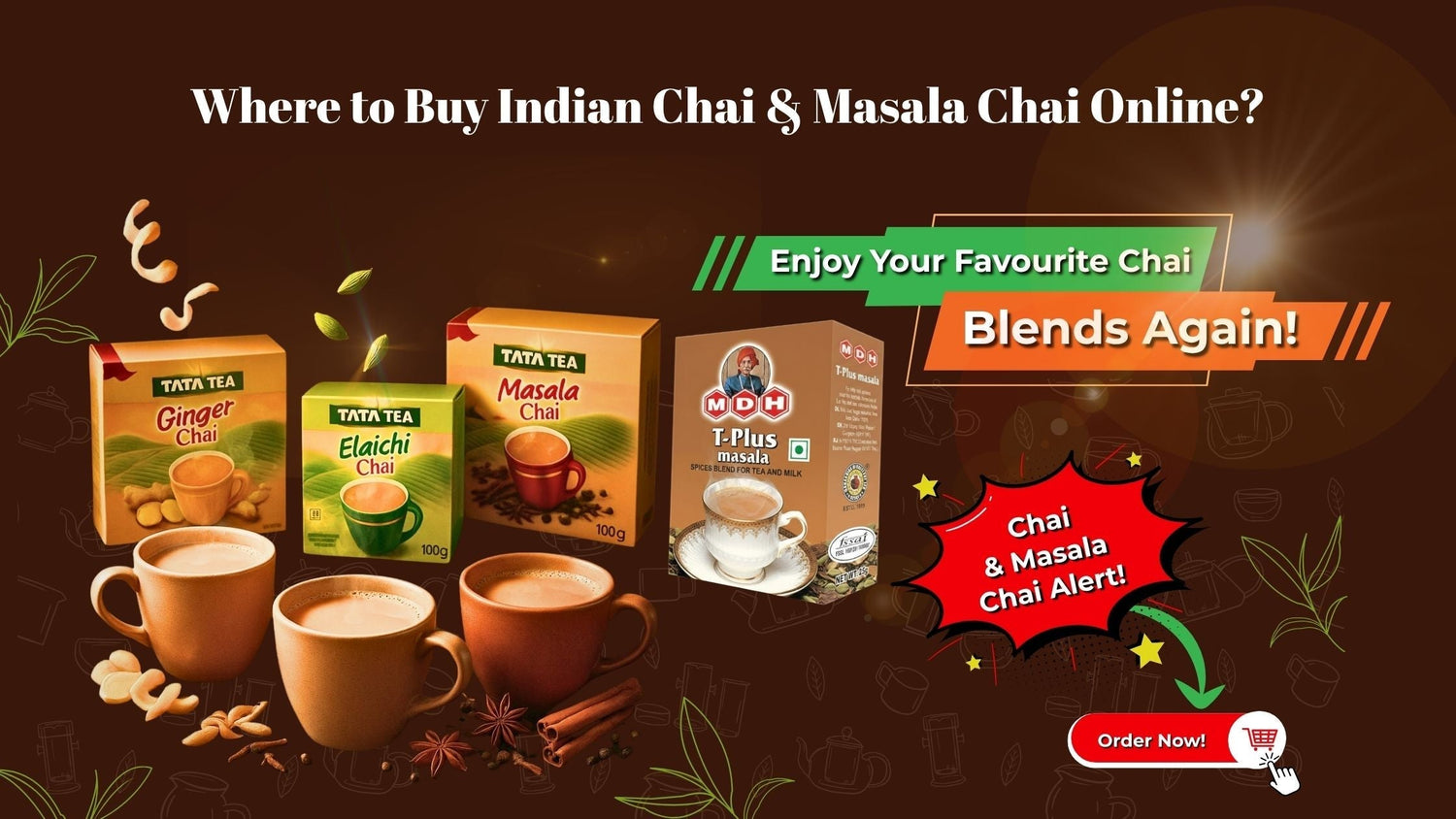Which Online Platforms Sell Indian Beverages Like Chai and Masala Chai?