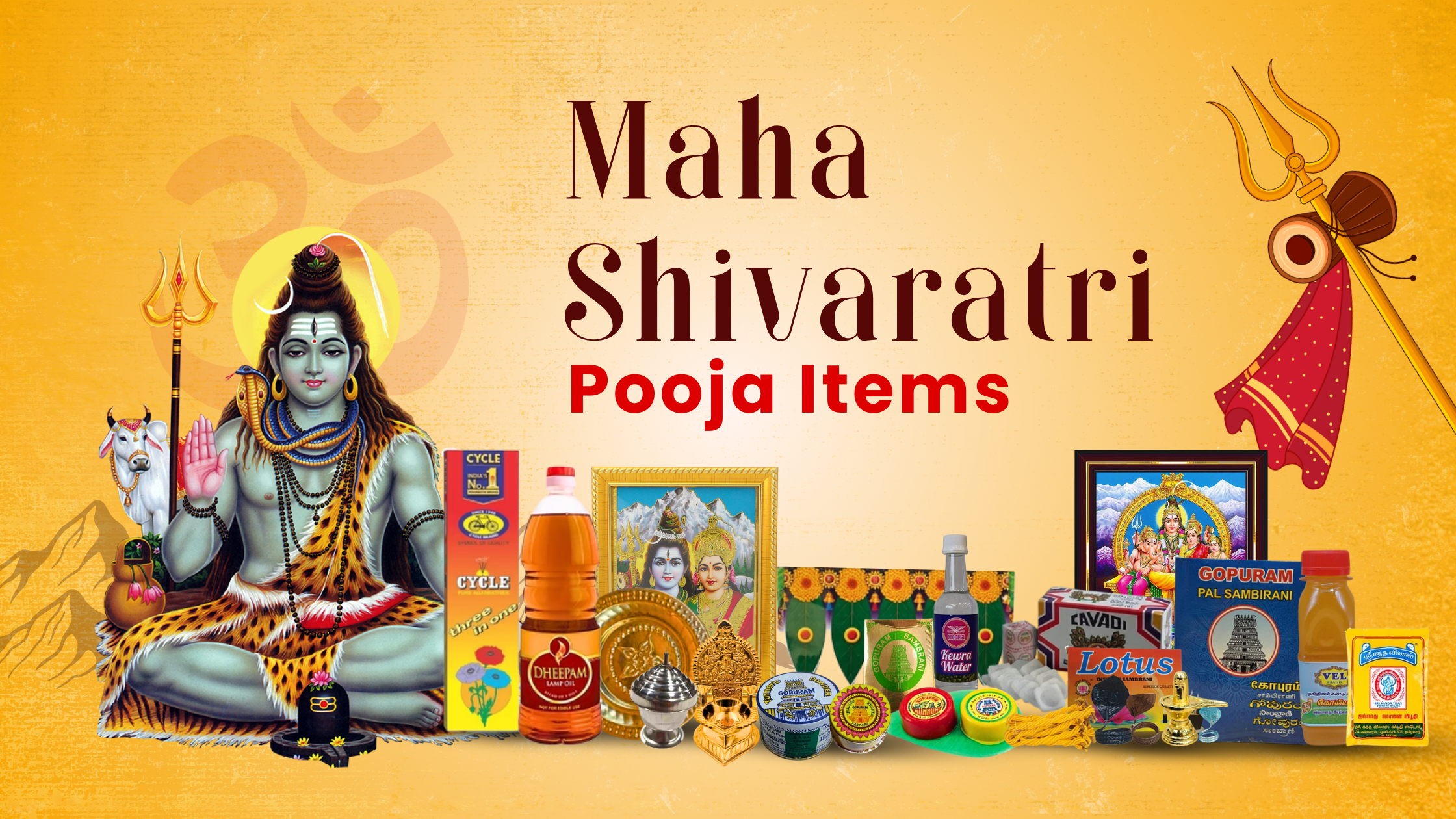 Essential Grocery List for Mahashivratri Puja and Fasting Lakshmi Stores