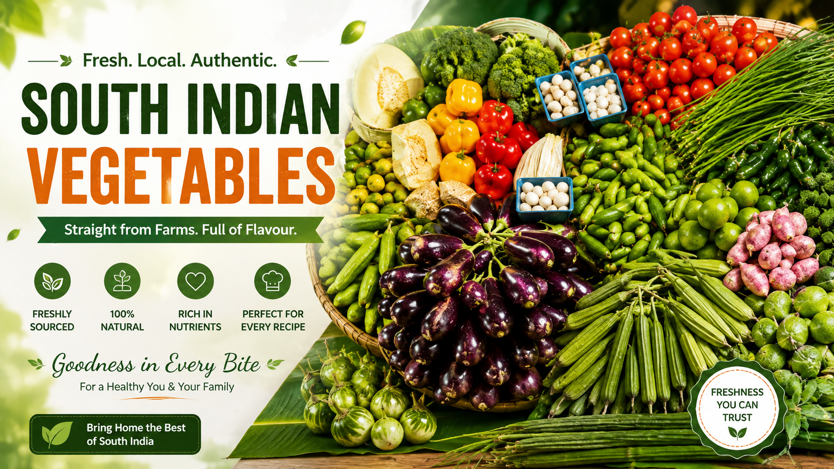 Fresh South Indian Vegetables Online UK | Home Delivery