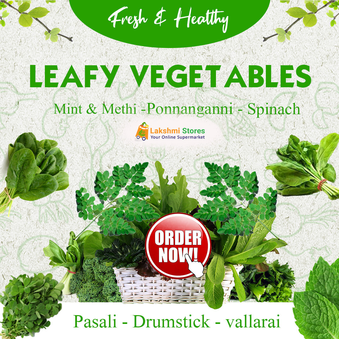 Fresh Indian Leafy Vegetables Collection