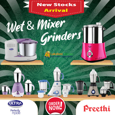 The Wet and Mixer Grinder Collection