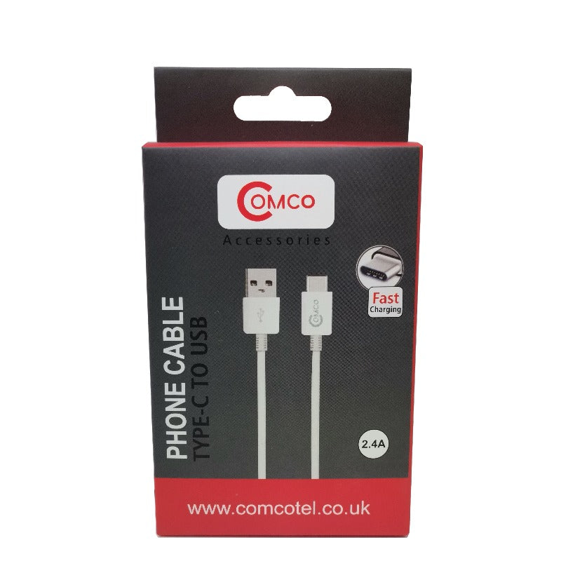 COMCO TYPE-C TO USB 1M FAST CHARGE CABLE - 2.4A