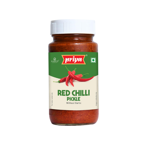 Buy Priya Red Chilli Pickle (Without Garlic) 300G Online
