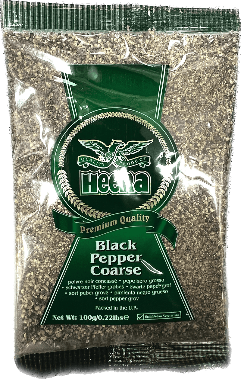 HEERA BLACK PEPPER COARSE 100G