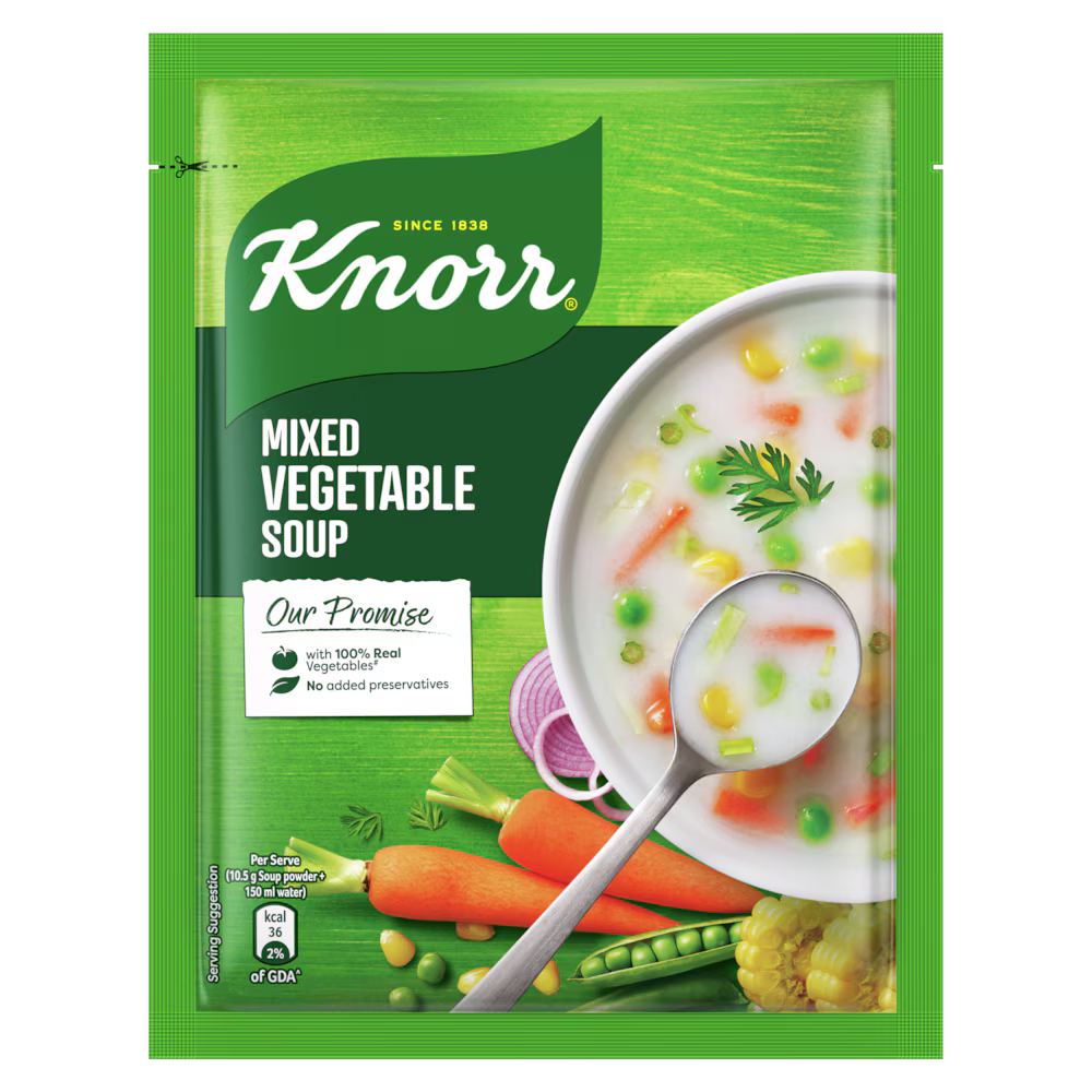KNORR MIXED VEGETABLE SOUP 51G