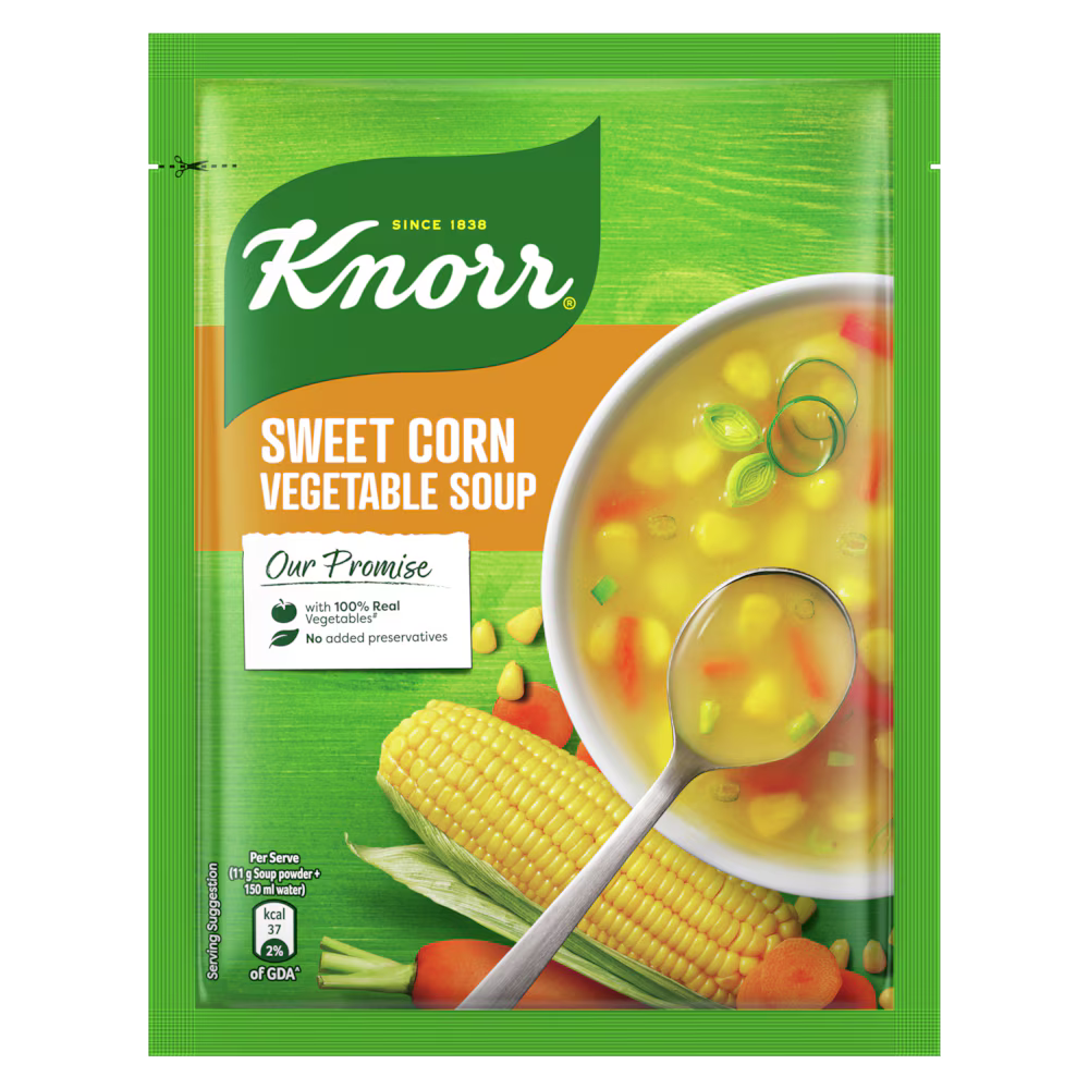 KNORR SWEET CORN VEG SOUP 51G