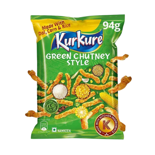 Buy KURKURE GREEN CHUTNEY STYLE 90G Online