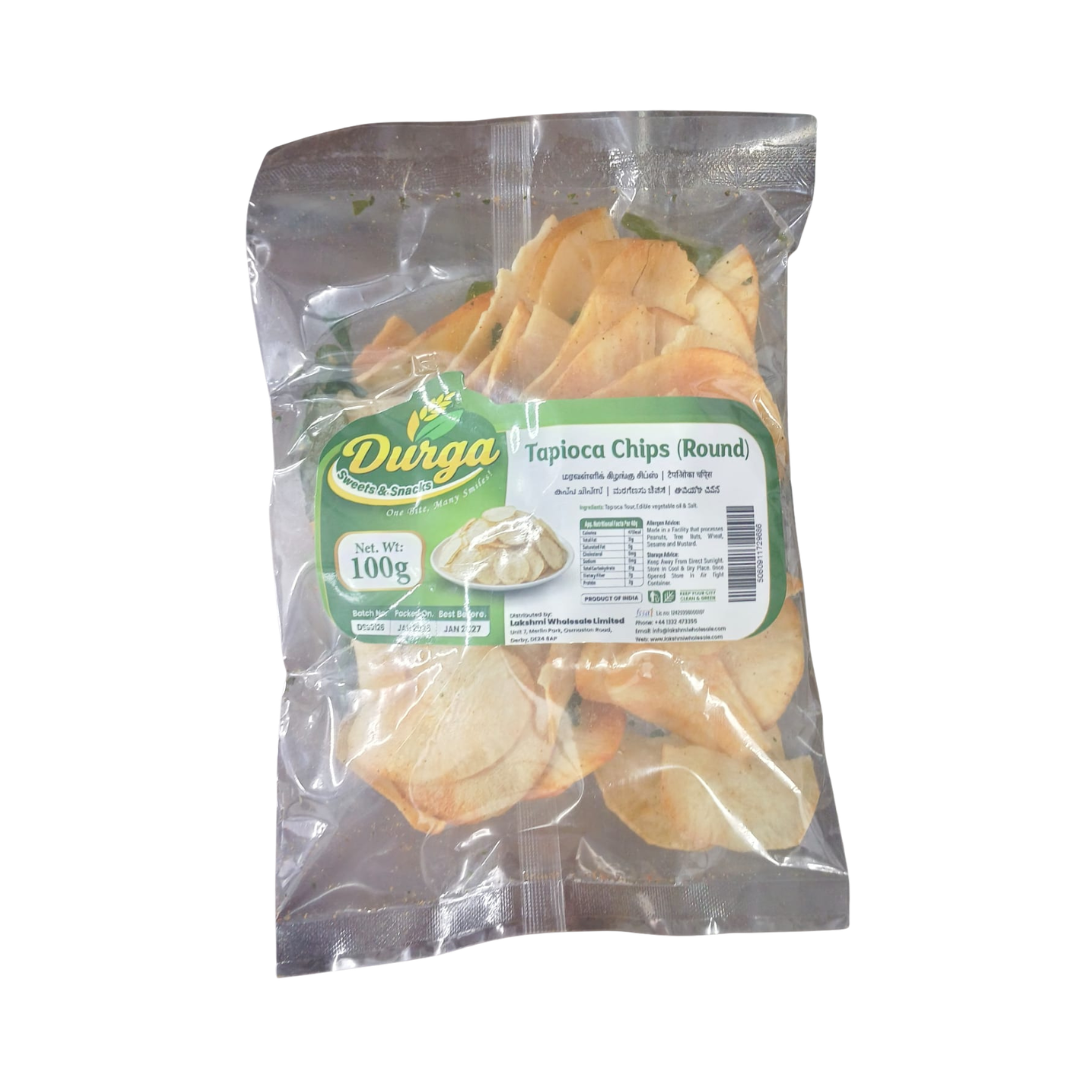 DURGA SWEETS & SNACKS TOPICO  CHIPS -ROUND 100G