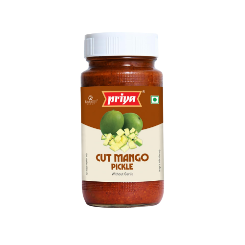 PRIYA CUT MANGO PICKLE (WITHOUT GARLIC) 300G
