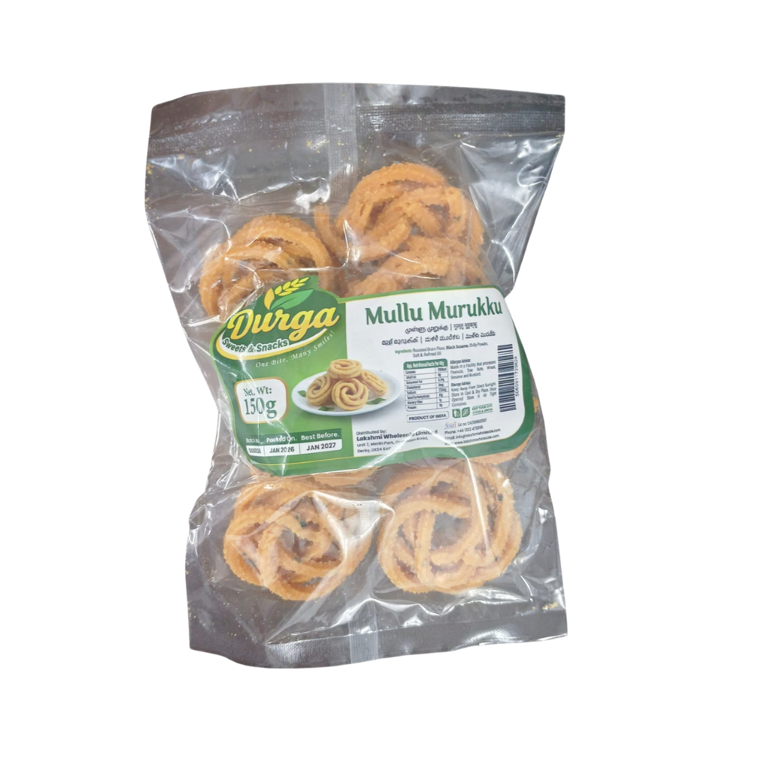 DURGA SWEETS & SNACKS MULLU  MURUKKU 150G