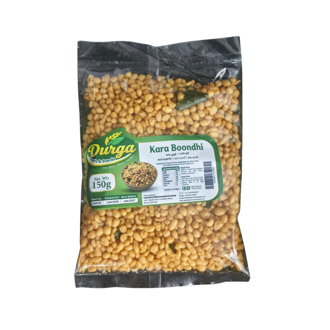 DURGA SWEETS & SNACKS KARA  BOONTHI 150G