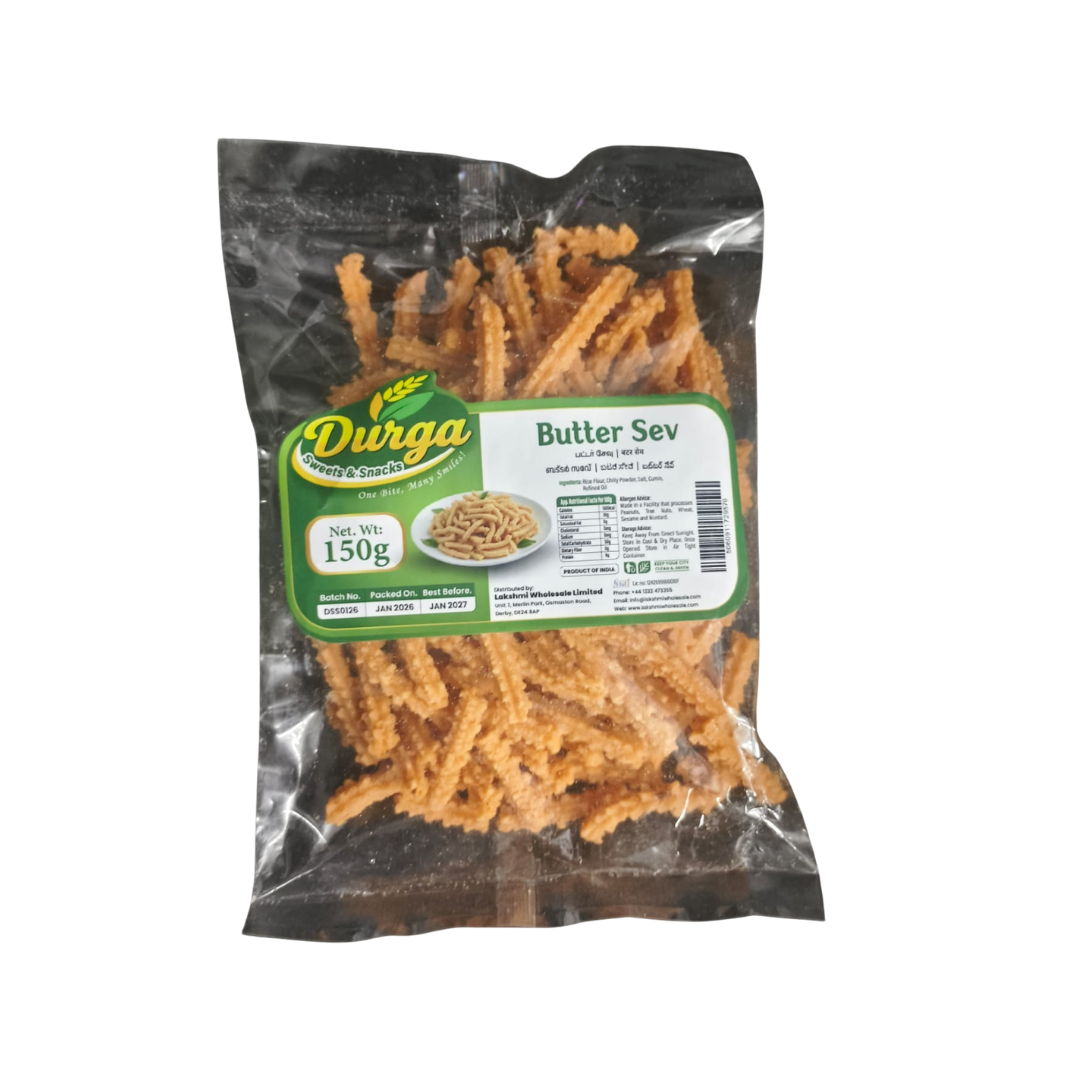 DURGA SWEETS & SNACKS BUTTER  SEV 150G