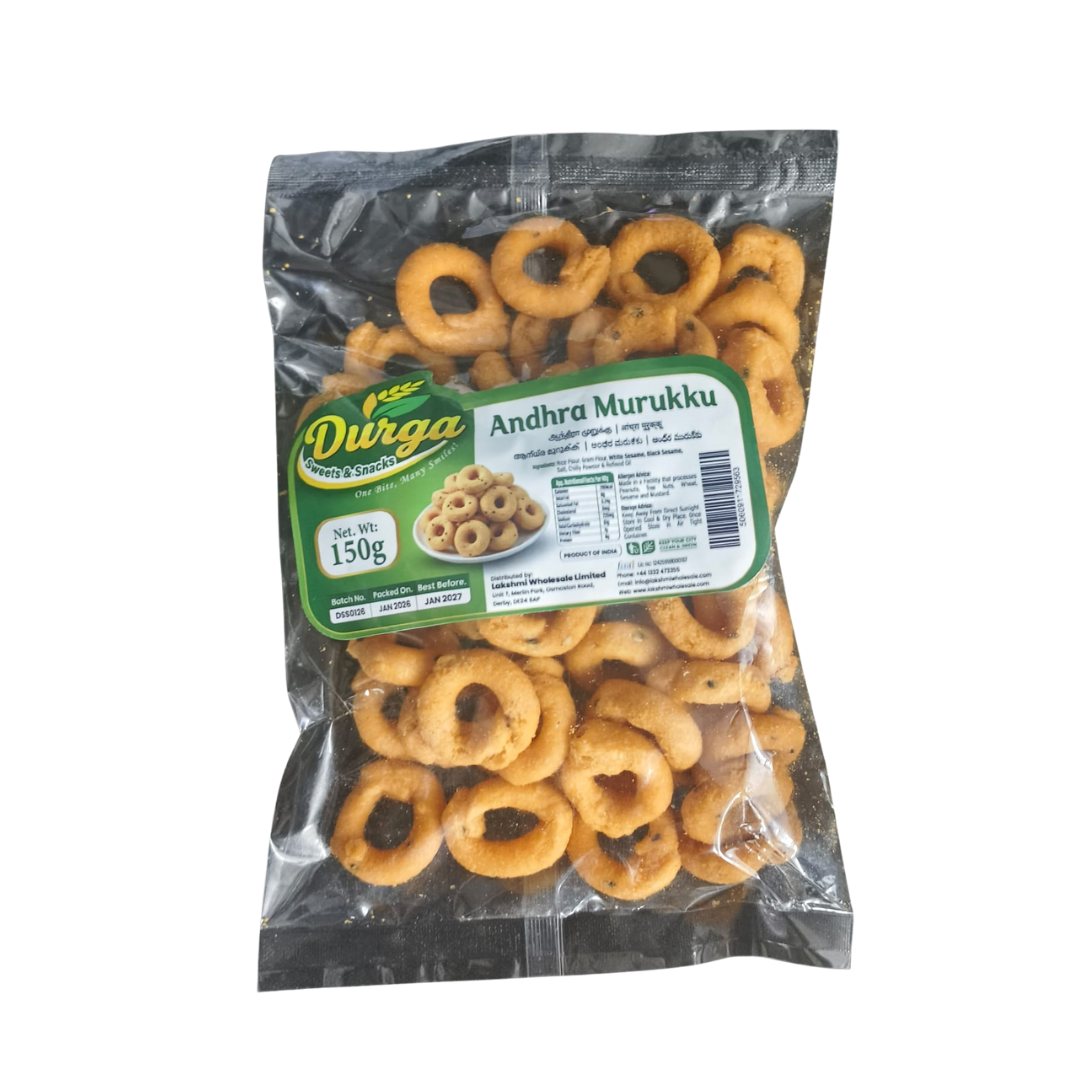 DURGA SWEETS & SNACKS ANDHRA  MURUKKU 150G