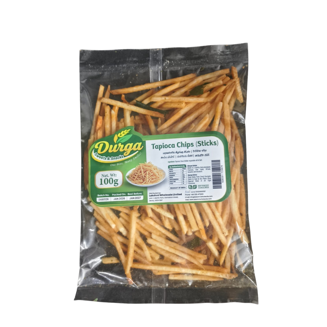 DURGA SWEETS & SNACKS TOPICO  CHIPS -STICKS 100G
