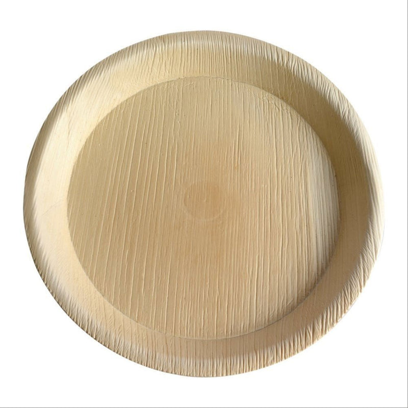 PALM LEAF PLATE ROUND 6 INCHES (10 PCS)