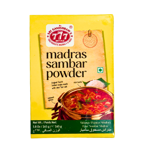 Buy 777 Madras Sambar Powder 165G Online