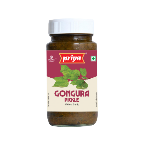 Buy Priya Gongura Pickle (Without Garlic) 300G Online
