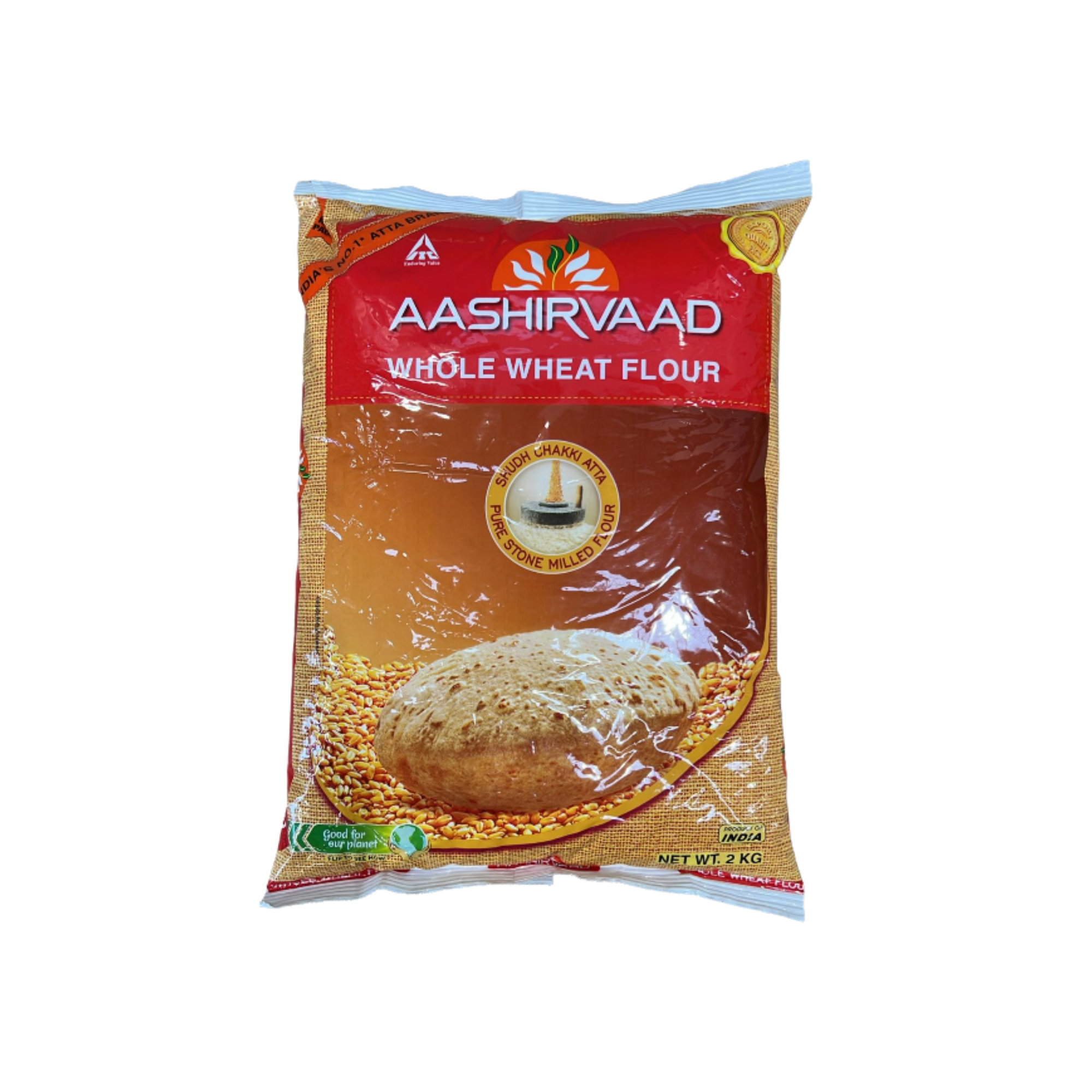 AASHIRVAAD WHOLE WHEAT FLOUR (CHAKKI ATTA) 2KG