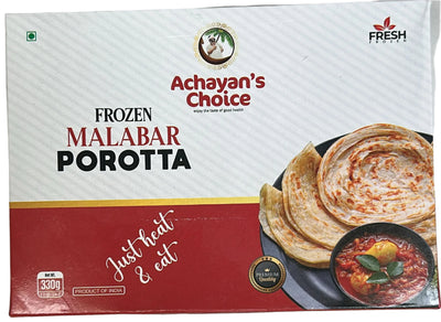 AC Frozen Malabar Porotta 330g – Flaky, layered South Indian flatbread.