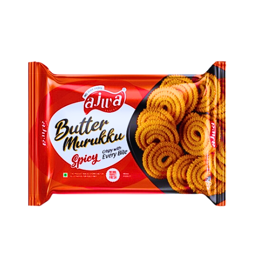 AJWA BUTTER MURUKKU 150G - SPICY