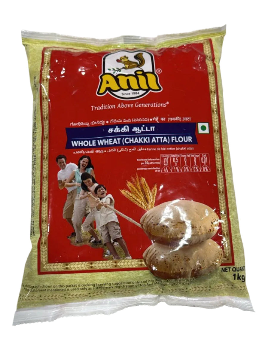 Buy Anil Chakki Fresh Atta 1 Kg Online, Lakshmi Stores UK