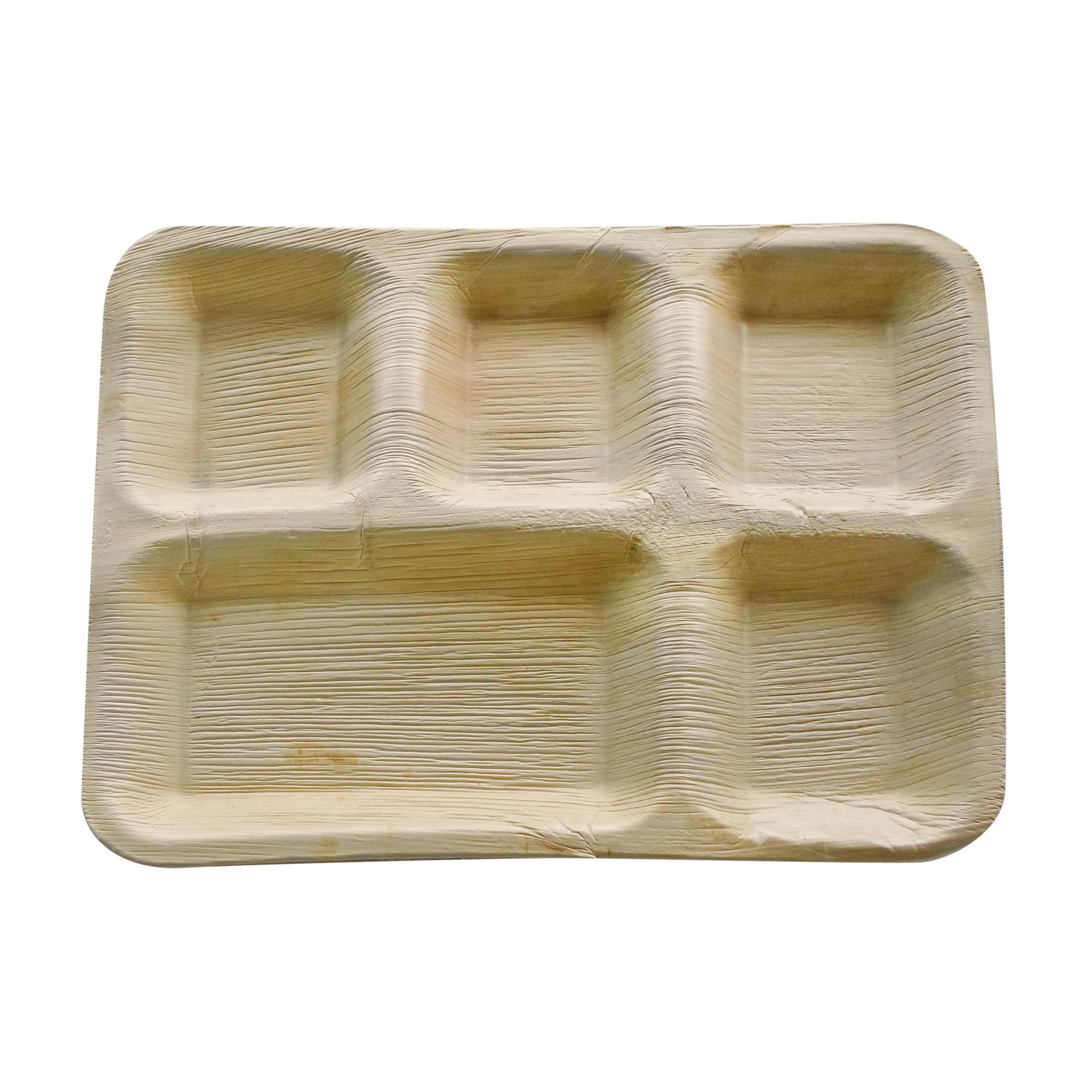 ARECA PLATE - ROUND 12" 5 PARTITION