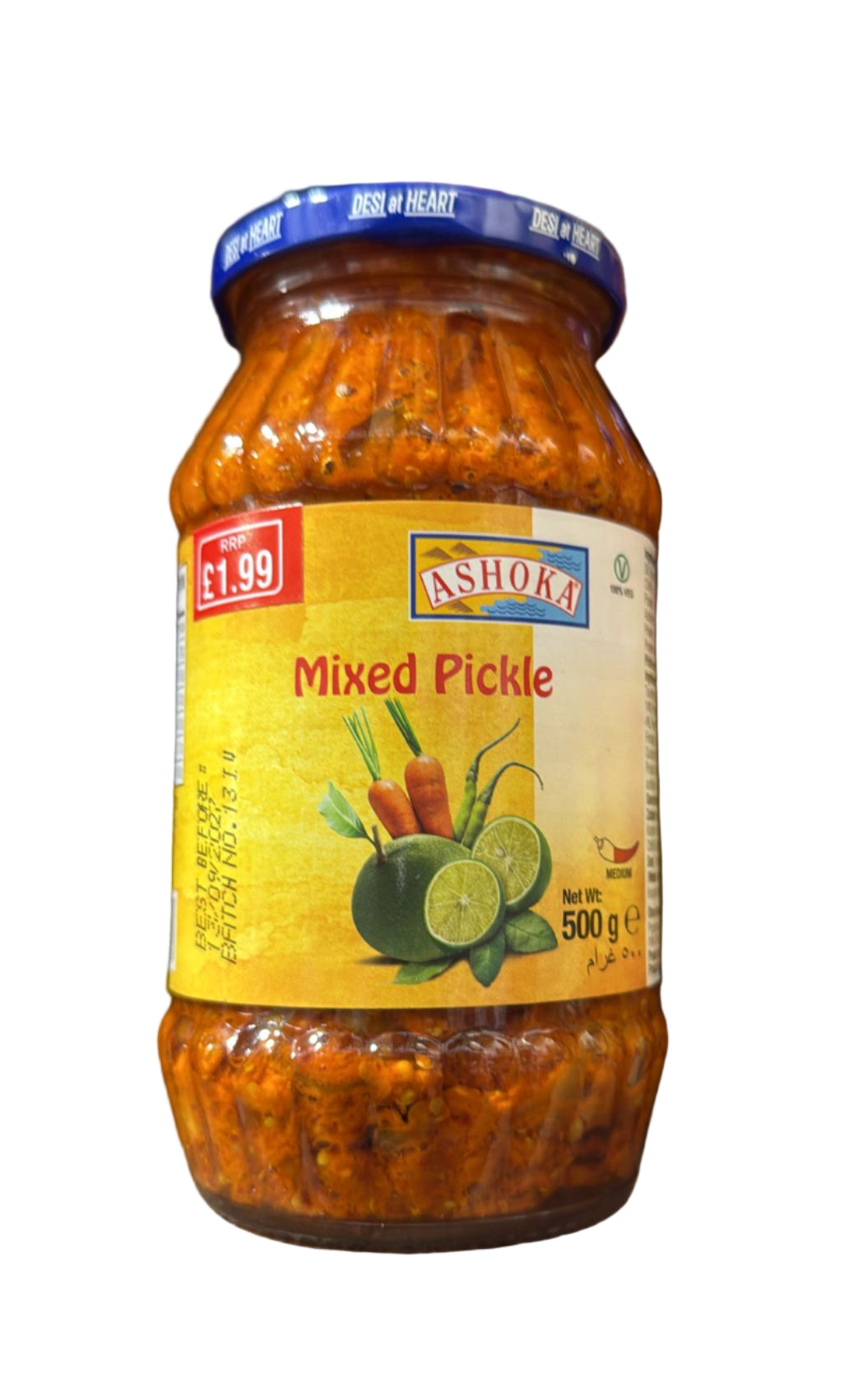 ASHOKA MIXED PICKLE 500G