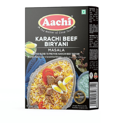 Aachi Karachi Beef Biryani Masala 45g – Buy Indian spices online UK