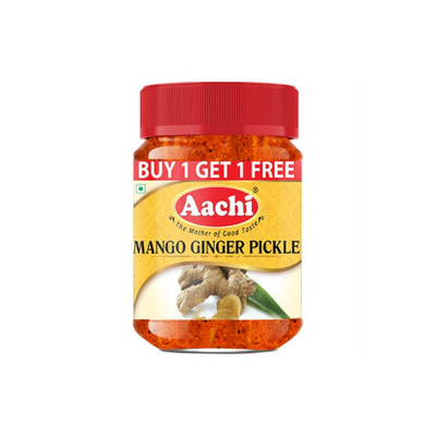 Aachi Mango Ginger Pickle 300g – Authentic Indian pickle online in UK