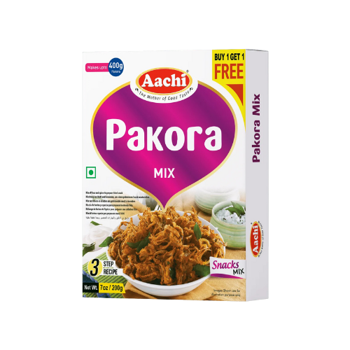 Aachi Pakora Mix 200g – Crispy Indian snack mix | Buy 1 Get 1 Free 