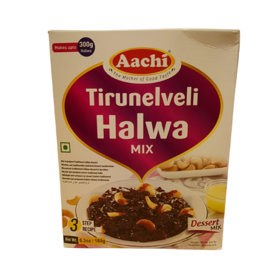 Aachi Thirunelveli Halwa Mix 180g with free Aachi Biryani Masala 50g – South Indian sweet mix.