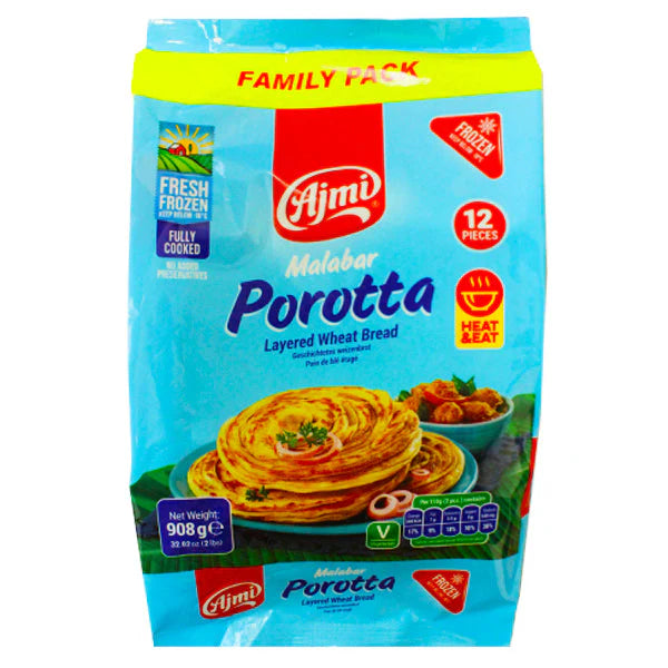 AJMI MALABAR POROTTA (FAMILY PACK) 908G