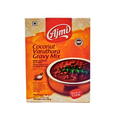 Ajmi Coconut Varuthara Gravy 180g – Kerala Curry Base