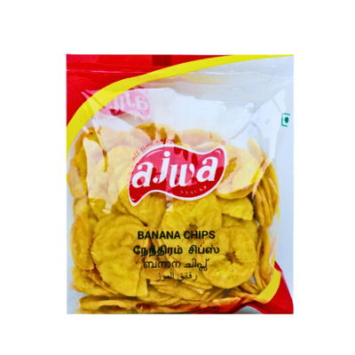 Ajwa Banana Chips 125g – Crispy and tasty South Indian snack.