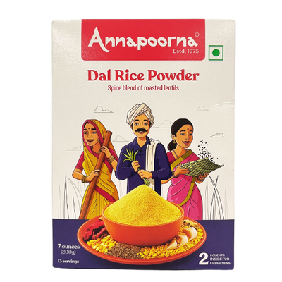 Annapoorna Dhall Rice Powder 200g – Traditional South Indian spice mix.