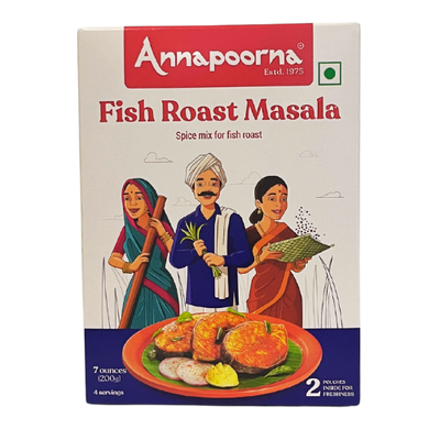 Annapoorna Fish Fry Masala 200g – Spicy blend for crispy fish fry.