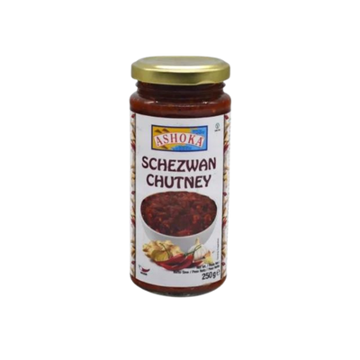 Ashoka Schezwan Chutney 250g – Spicy dip and spread for Indo-Chinese dishes.