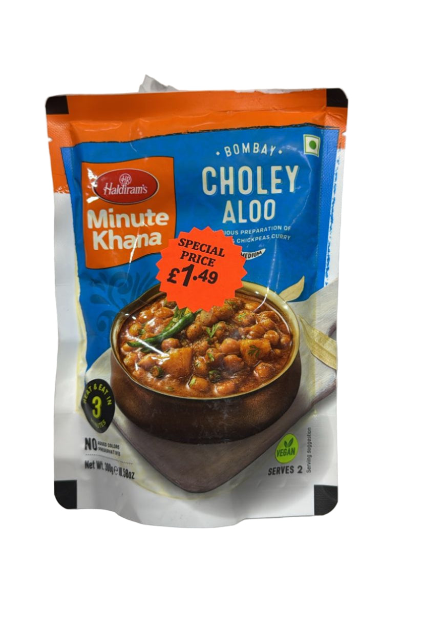 HALDIRAMS CHOLEY ALOO 300G