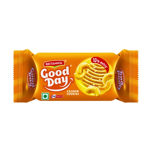 BRITANNIA GOOD DAY COOKIES 72G (3 FOR £1.00) - CASHEW