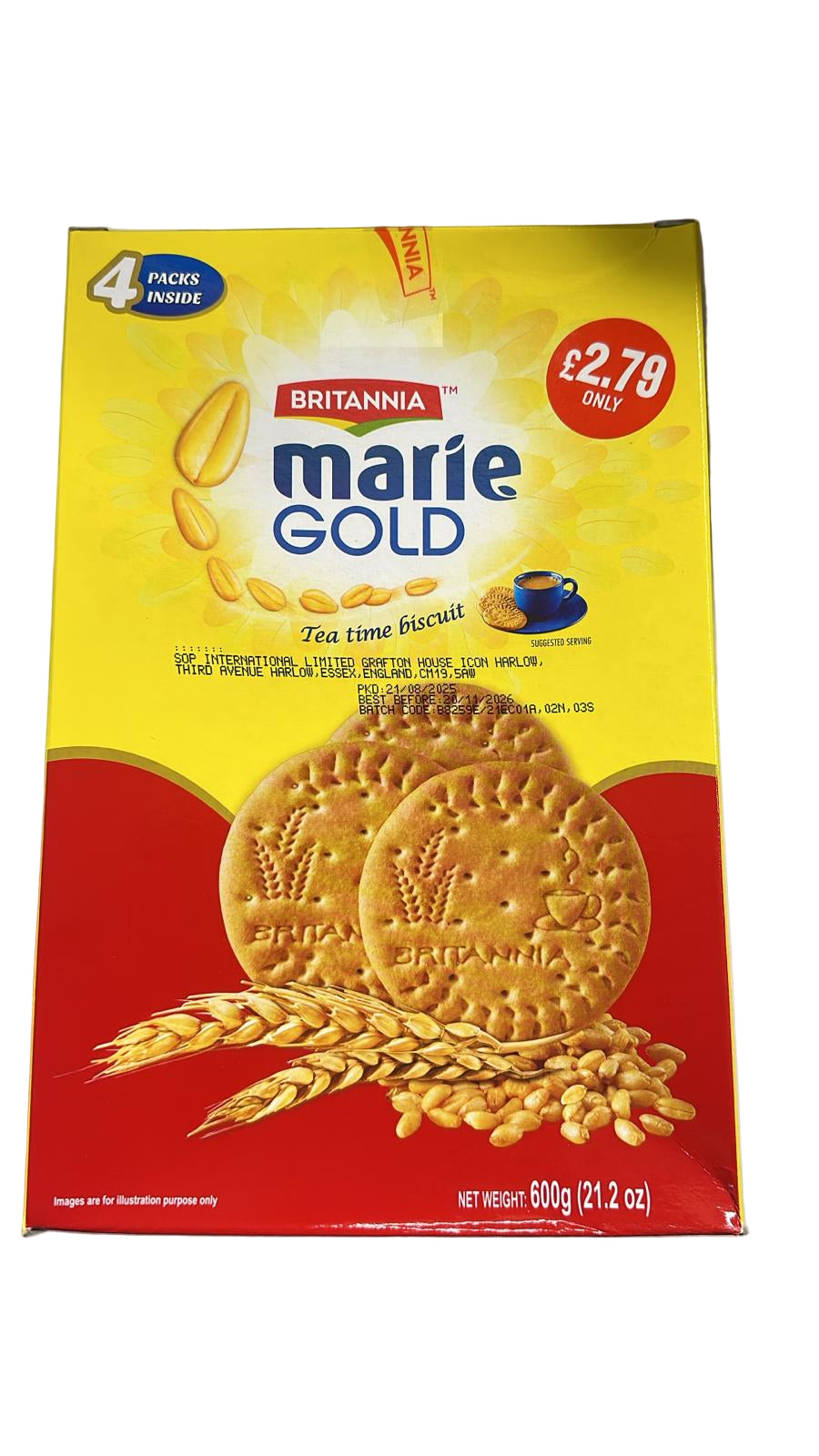 BRITANNIA MARIE GOLD 600G