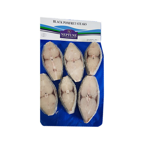 Buy Neptune Frozen Black Pomfret Steaks 600g Online