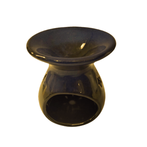 Buy Ceramic Oil Burner For Pooja - Light Brown Online